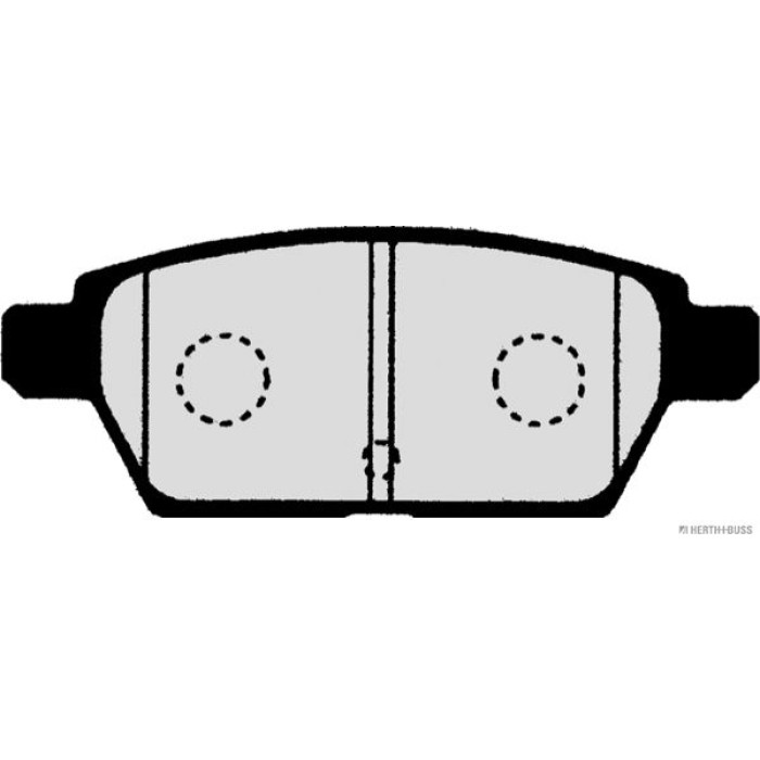 Herth+Buss Jakoparts J3613021 Bremsbelagsatz, Scheibenbremse