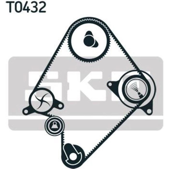 SKF VKMA 94009 Zahnriemensatz