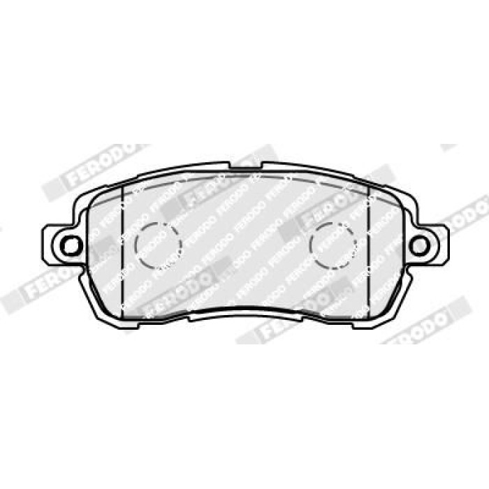 Ferodo FDB5181 Bremsbelagsatz, Scheibenbremse PREMIER ECO FRICTION Ferodo FDB5181 Bremsbelagsatz, Scheibenbremse PREMIER ECO FRICTION