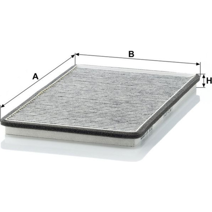 MANN-FILTER CUK 3032 Innenraumfilter, Aktivkohlefilter