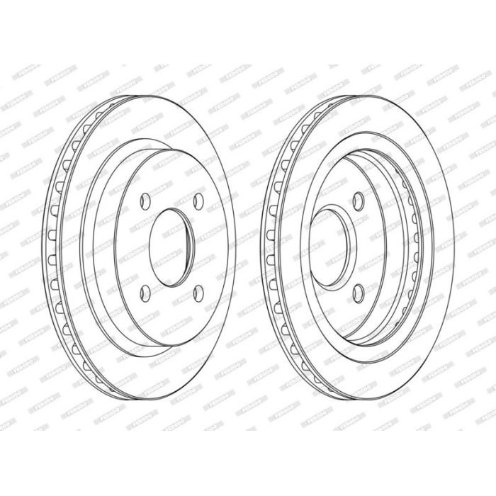 Ferodo DDF479C Bremsscheibe PREMIER Coat+ disc