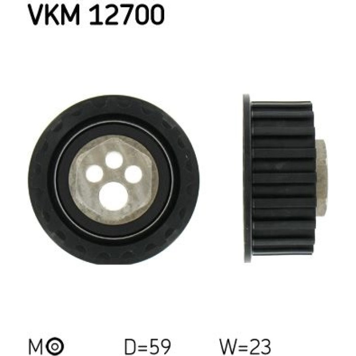 SKF VKM 12700 Spannrolle, Zahnriemen SKF VKM 12700 Spannrolle, Zahnriemen