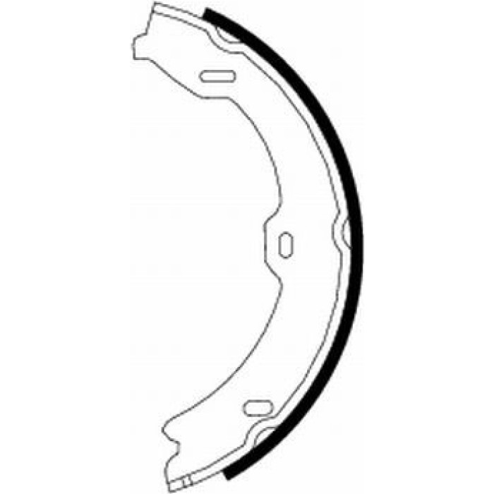Textar 91067000 Bremsbackensatz, Feststellbremse