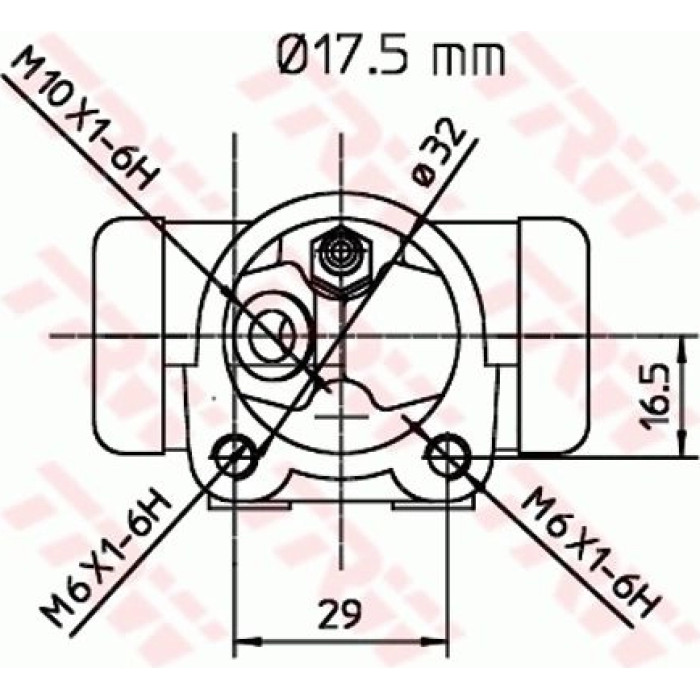TRW BWC247 Radbremszylinder