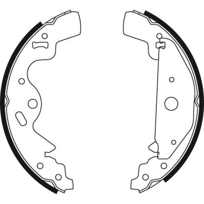 TRW GS8477 Bremsbackensatz