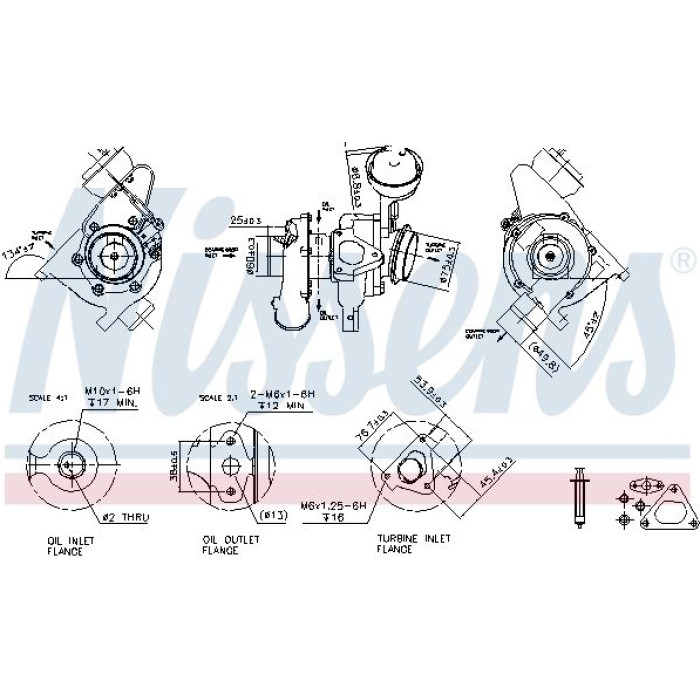Nissens Turbolader 93192 Nissens Turbolader 93192