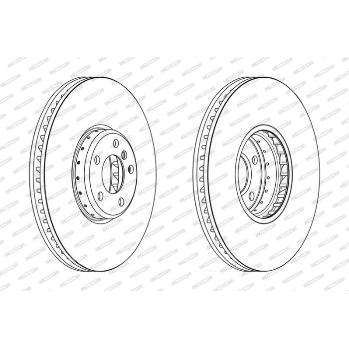 Ferodo DDF2619LVC-1 Bremsscheibe PREMIER Ferodo DDF2619LVC-1 Bremsscheibe PREMIER