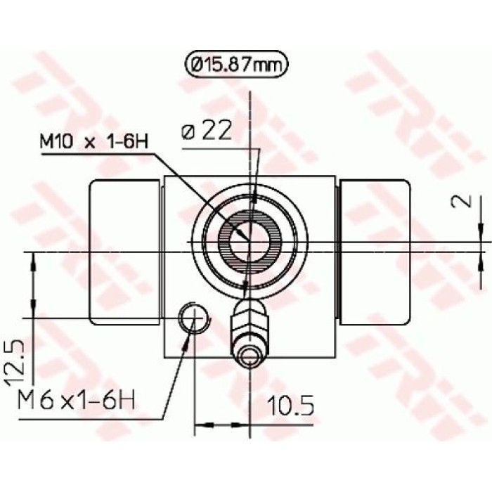 TRW BWB111A Radbremszylinder TRW BWB111A Radbremszylinder