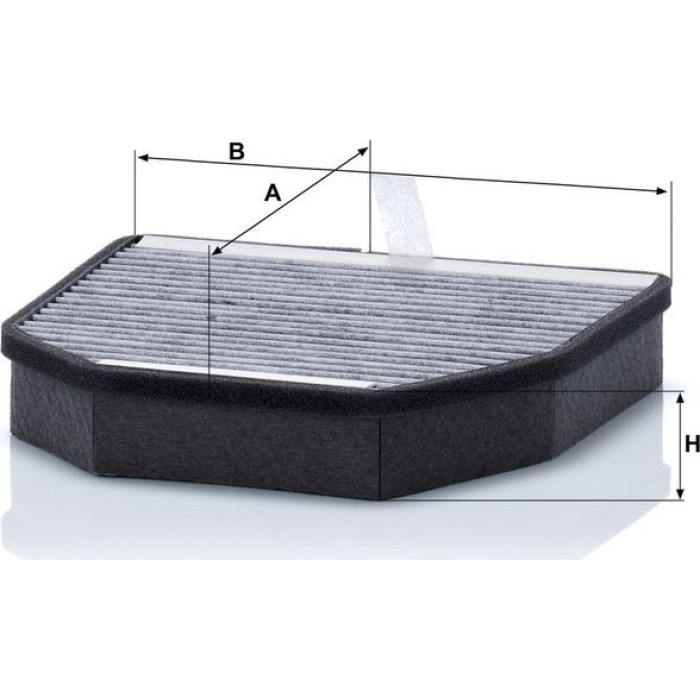MANN-FILTER CUK 2241-2 Innenraumfilter, Aktivkohlefilter MANN-FILTER CUK 2241-2 Innenraumfilter, Aktivkohlefilter