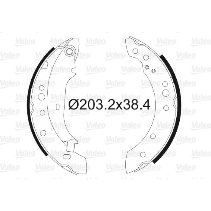 Bremsbackensatz 564105 Bremsbackensatz 564105