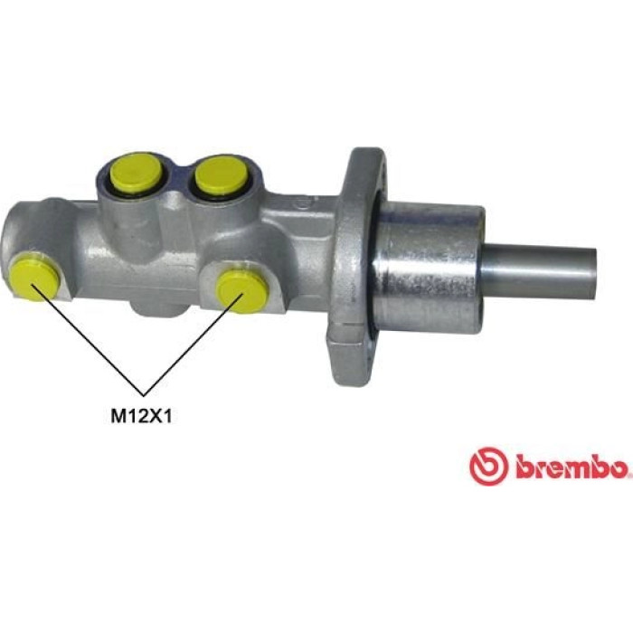 Brembo M 61 021 Hauptbremszylinder ESSENTIAL LINE Brembo M 61 021 Hauptbremszylinder ESSENTIAL LINE
