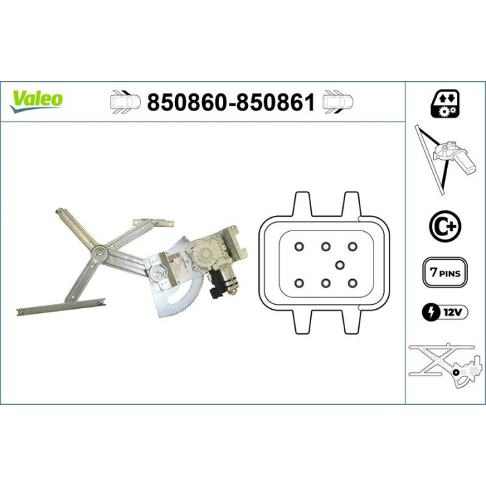 Valeo 850861 Fensterheber