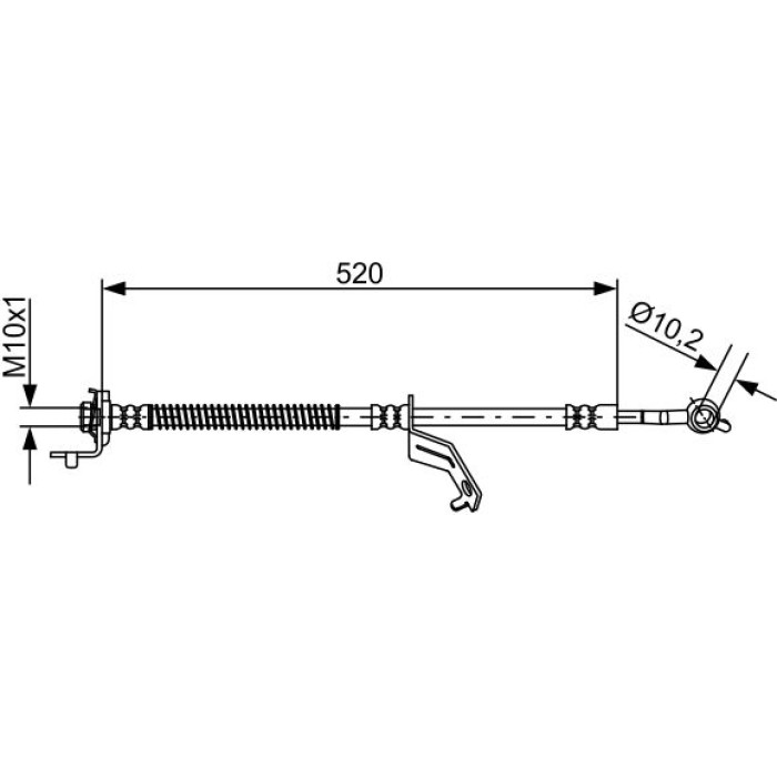 BOSCH 1 987 481 862 Bremsschlauch