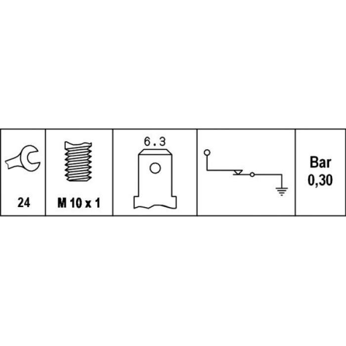 Hella 6ZL 003 259-641 Öldruckschalter