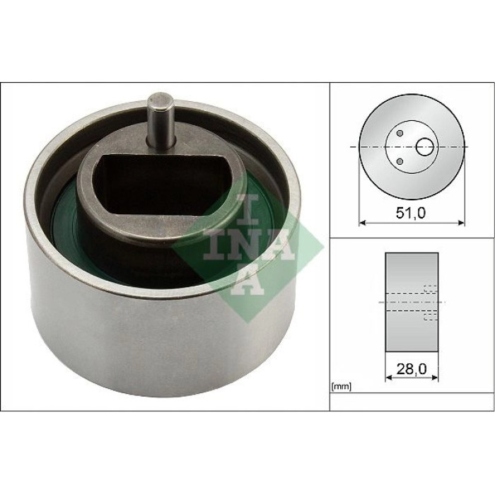 INA 531 0855 10 Spannrolle, Zahnriemen