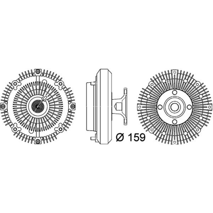 Kupplung, Kühlerlüfter CFC 111 000P Kupplung, Kühlerlüfter CFC 111 000P