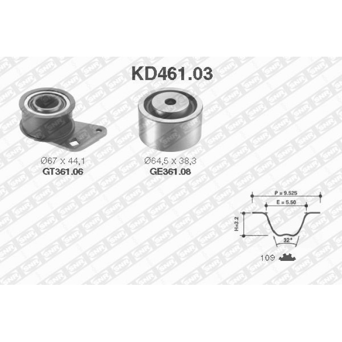 Zahnriemensatz KD461.03