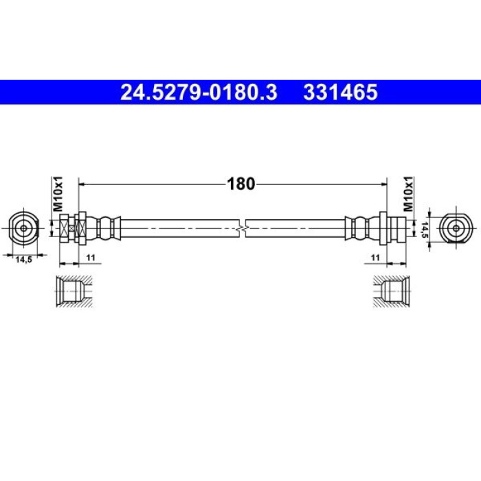 ATE 24.5279-0180.3 Bremsschlauch