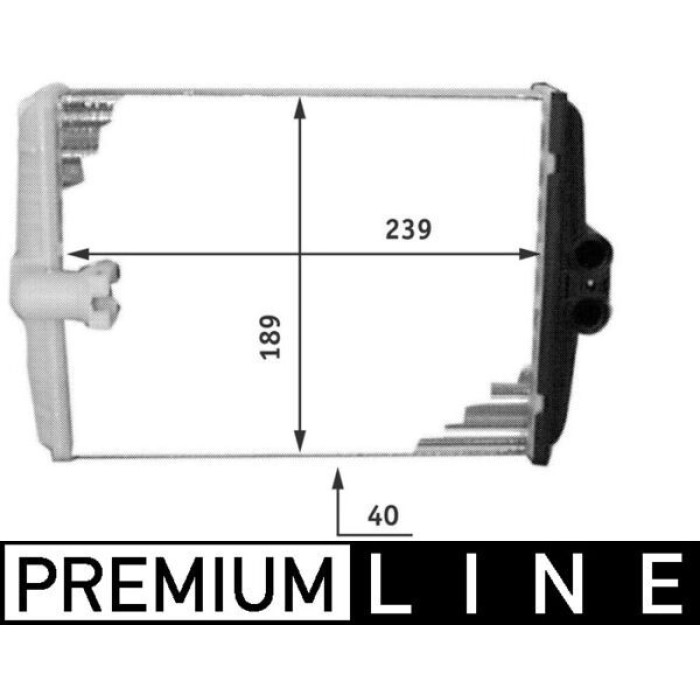 Mahle AH 107 000P Wärmetauscher, Innenraumheizung BEHR Premium Line Mahle AH 107 000P Wärmetauscher, Innenraumheizung BEHR Premium Line