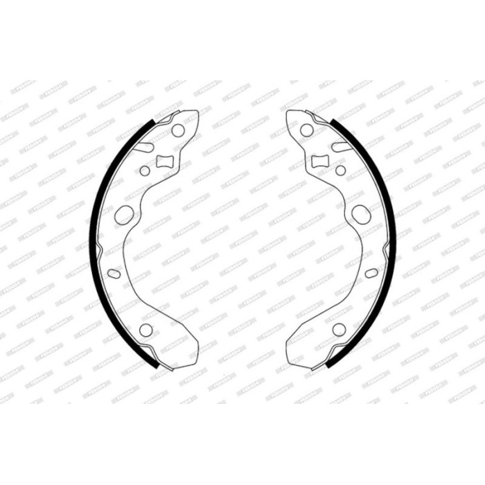 Ferodo FSB573 Bremsbackensatz PREMIER Ferodo FSB573 Bremsbackensatz PREMIER