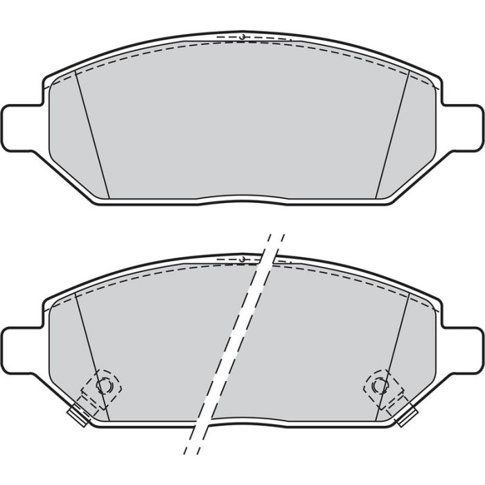 Valeo 601498 Bremsbelagsatz, Scheibenbremse