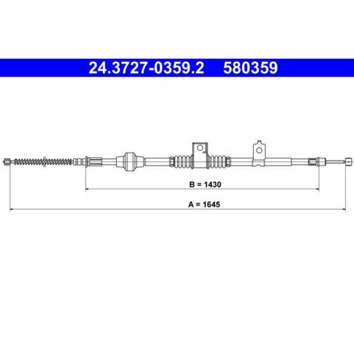 ATE 24.3727-0359.2 Seilzug, Feststellbremse