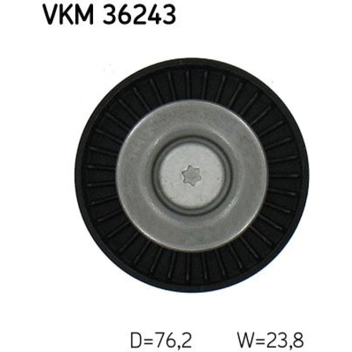 SKF VKM 36243 Umlenkrolle/Führungsrolle, Keilrippenriemen