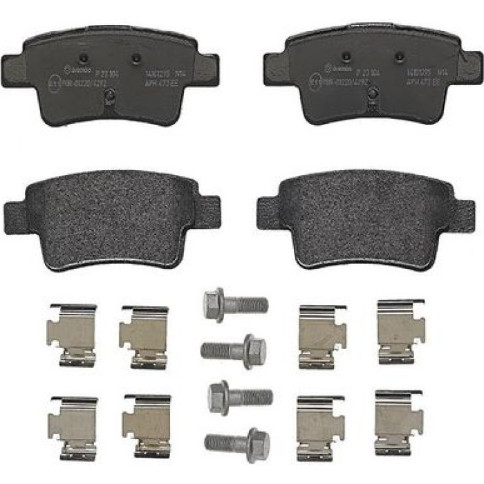 Brembo P 23 104 Bremsbelagsatz, Scheibenbremse PRIME LINE Brembo P 23 104 Bremsbelagsatz, Scheibenbremse PRIME LINE