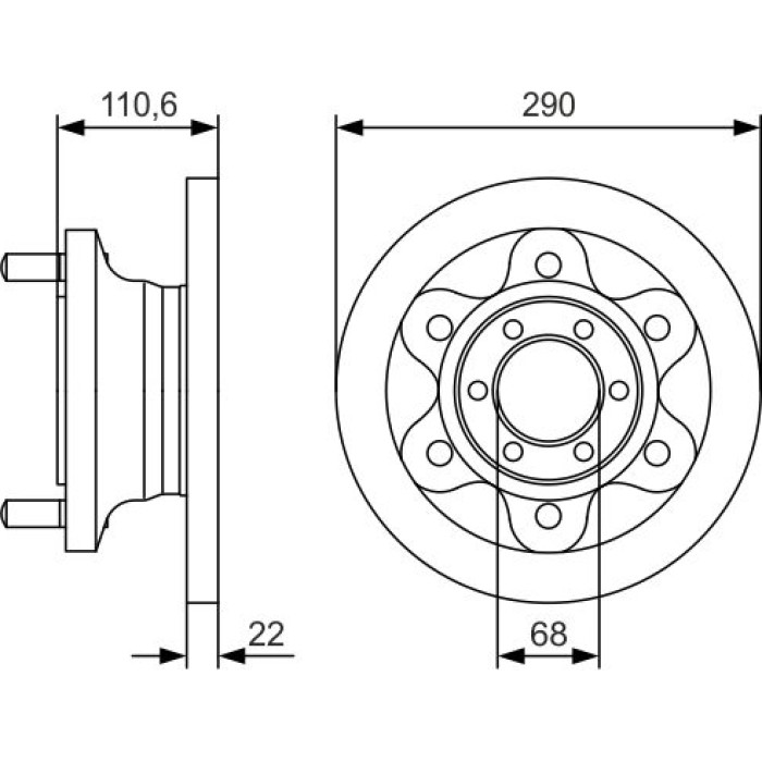 BOSCH 0 986 479 S95 Bremsscheibe