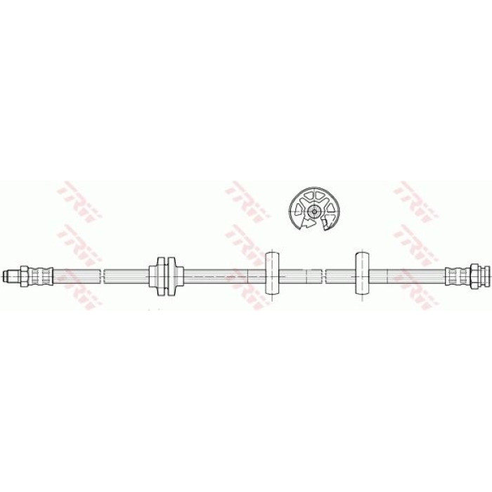 TRW PHB596 Bremsschlauch TRW PHB596 Bremsschlauch