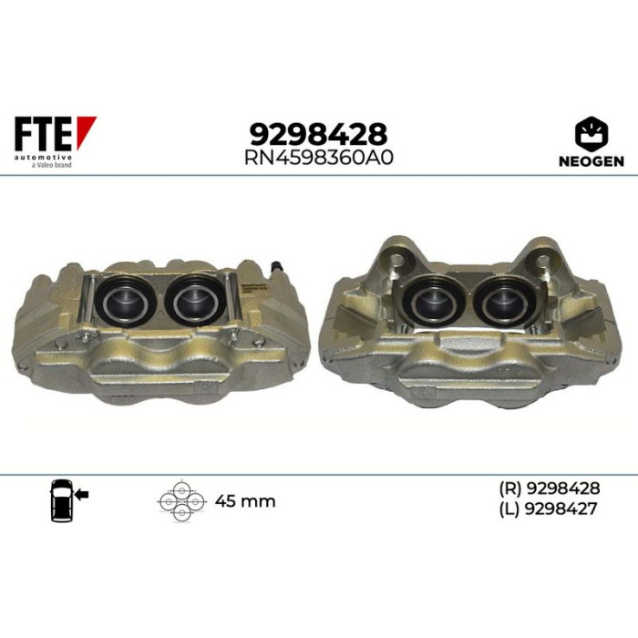 FTE 9298428 Bremssattel NEOGEN FTE 9298428 Bremssattel NEOGEN