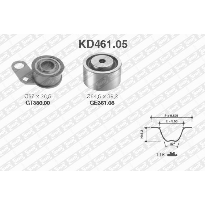 Zahnriemensatz KD461.05