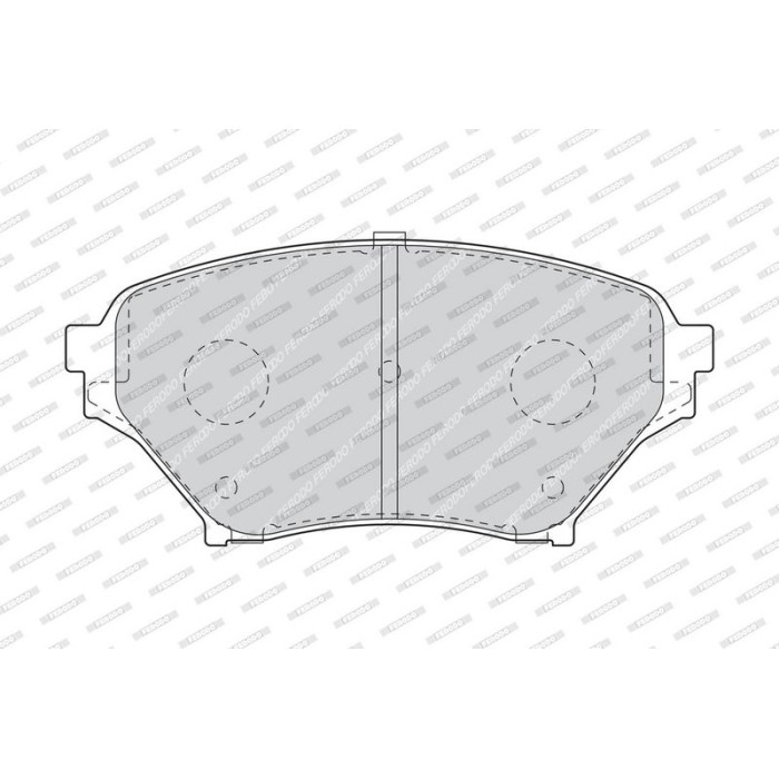Ferodo FDB1600 Bremsbelagsatz, Scheibenbremse PREMIER ECO FRICTION Ferodo FDB1600 Bremsbelagsatz, Scheibenbremse PREMIER ECO FRICTION