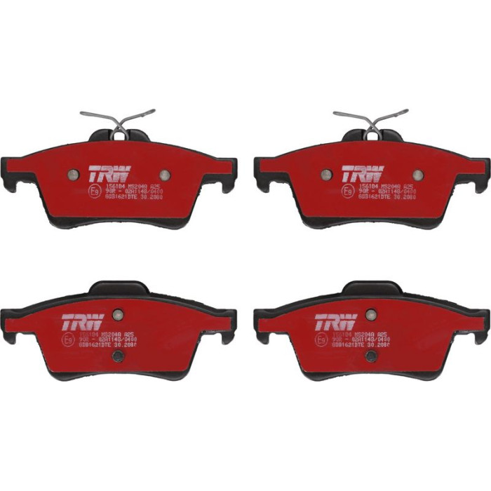 TRW GDB1621DTE Bremsbelagsatz, Scheibenbremse DTEC COTEC TRW GDB1621DTE Bremsbelagsatz, Scheibenbremse DTEC COTEC
