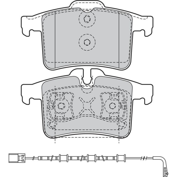 Valeo 601476 Bremsbelagsatz, Scheibenbremse Valeo 601476 Bremsbelagsatz, Scheibenbremse
