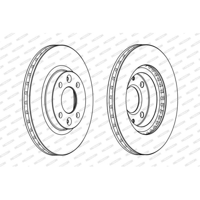 Ferodo DDF2327C Bremsscheibe PREMIER