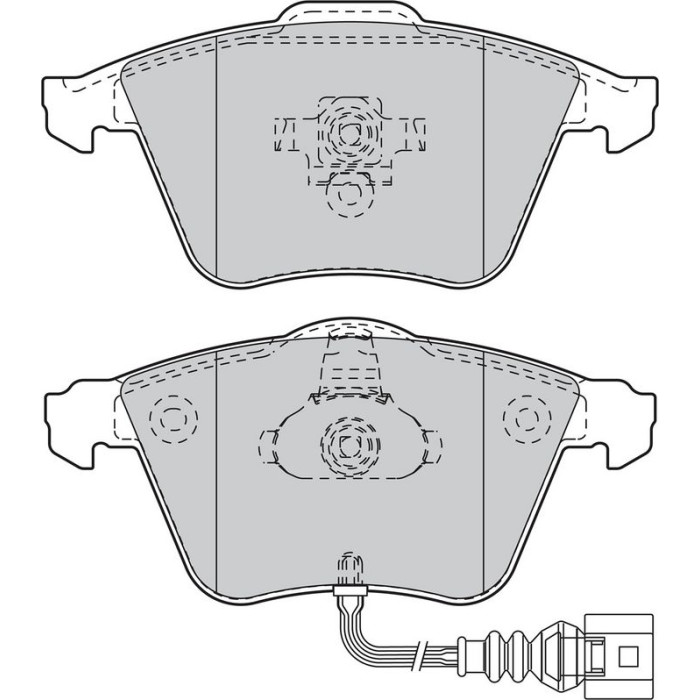Valeo 598863 Bremsbelagsatz, Scheibenbremse Valeo 598863 Bremsbelagsatz, Scheibenbremse