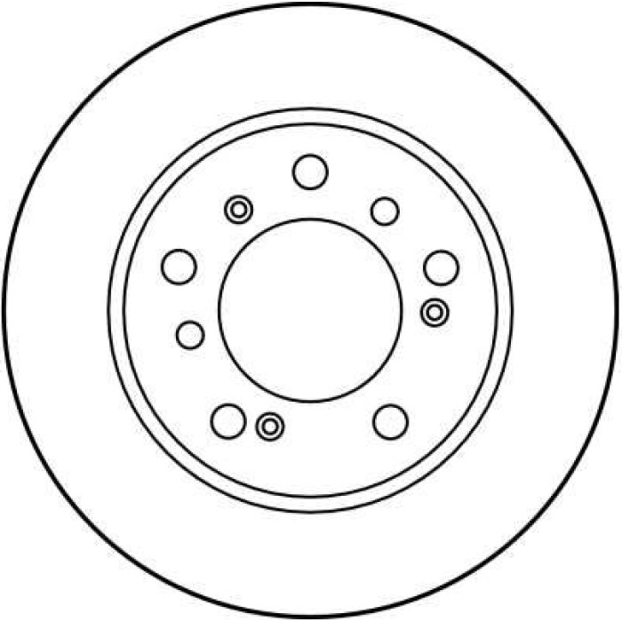 TRW DF1118 Bremsscheibe