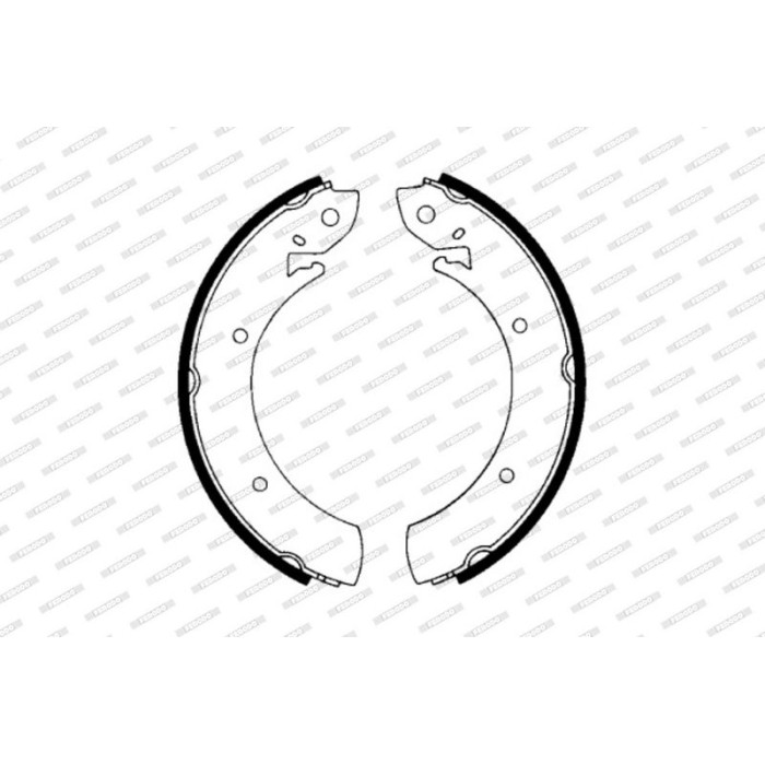 Ferodo FSB589 Bremsbackensatz PREMIER Ferodo FSB589 Bremsbackensatz PREMIER