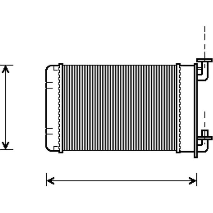 Valeo 812238 Wärmetauscher, Innenraumheizung