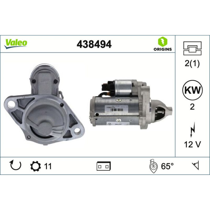 Valeo 438494 Starter ORIGINS Valeo 438494 Starter ORIGINS