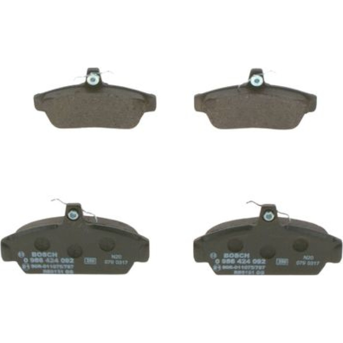 BOSCH 0 986 424 092 Bremsbelagsatz, Scheibenbremse BOSCH 0 986 424 092 Bremsbelagsatz, Scheibenbremse