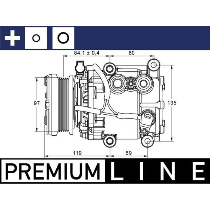 Mahle ACP 106 000P Kompressor, Klimaanlage BEHR Premium Line Mahle ACP 106 000P Kompressor, Klimaanlage BEHR Premium Line