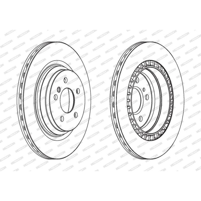Ferodo DDF1771C-1 Bremsscheibe PREMIER Coat+ disc Ferodo DDF1771C-1 Bremsscheibe PREMIER Coat+ disc