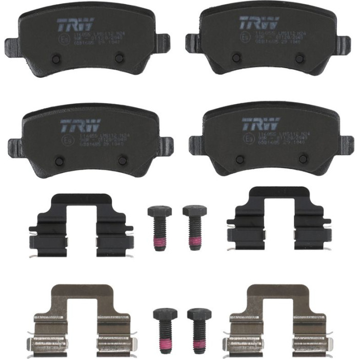 TRW GDB1685 Bremsbelagsatz, Scheibenbremse COTEC TRW GDB1685 Bremsbelagsatz, Scheibenbremse COTEC