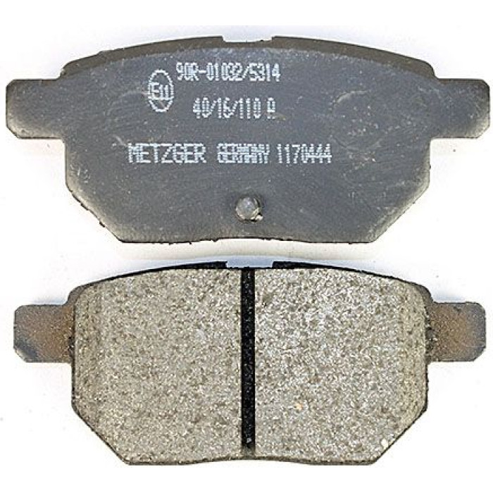 Metzger 1170444 Bremsbelagsatz, Scheibenbremse Metzger 1170444 Bremsbelagsatz, Scheibenbremse