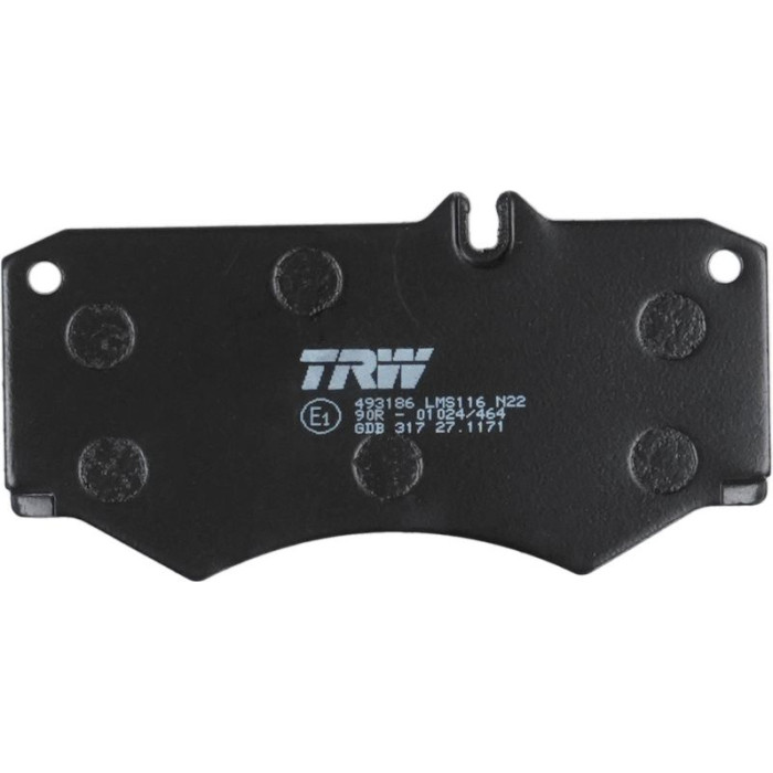 TRW GDB317 Bremsbelagsatz, Scheibenbremse COTEC TRW GDB317 Bremsbelagsatz, Scheibenbremse COTEC