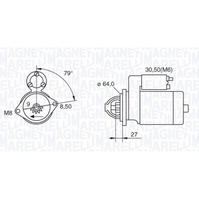 Magneti Marelli 063280045010 Starter Magneti Marelli 063280045010 Starter