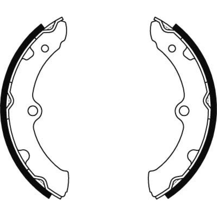 TRW GS8464 Bremsbackensatz