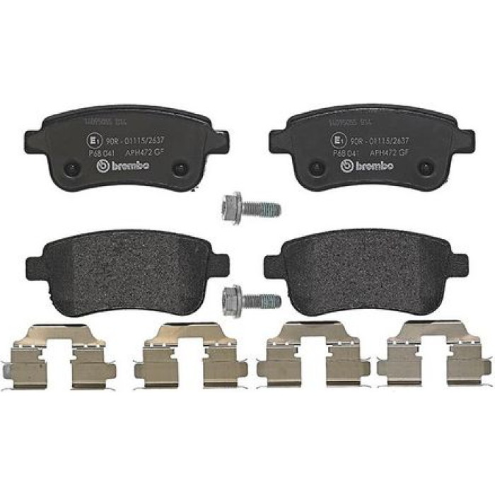 Brembo P 68 041 Bremsbelagsatz, Scheibenbremse PRIME LINE Brembo P 68 041 Bremsbelagsatz, Scheibenbremse PRIME LINE